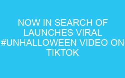 Now In Search Of launches viral #Unhalloween video on TikTok