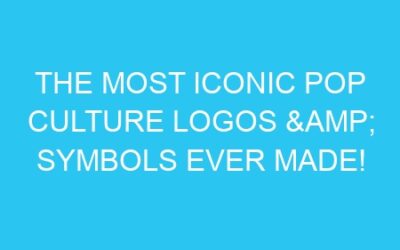 The Most Iconic Pop Culture Logos & Symbols Ever Made!