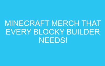 Minecraft Merch That Every Blocky Builder Needs!