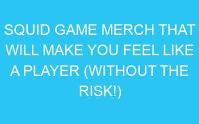 Squid Game Merch That Will Make You Feel Like a Player (Without the Risk!)
