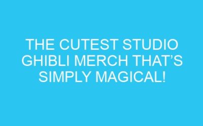 The Cutest Studio Ghibli Merch That’s Simply Magical!